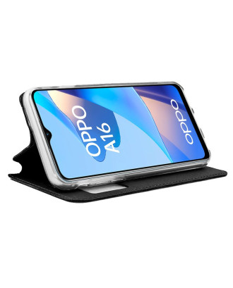 Capa Flip Cover COOL para Oppo A16 / A16s / A54s Preto