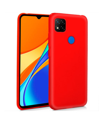 Capa de silicone COOL para Xiaomi Redmi 9C (vermelha)