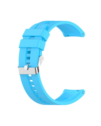 Pulseira universal 22mm Amazfit GTR / Stratos / Huawei / Samsung / COOL Rubber Light Blue