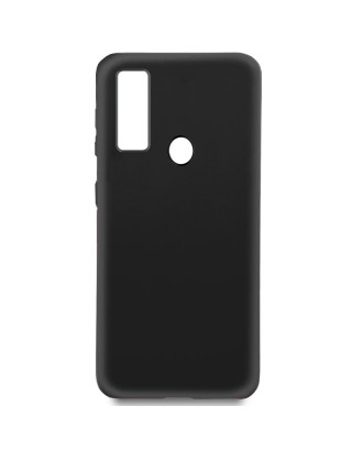 Capa de silicone COOL para TCL 20 SE (preta)