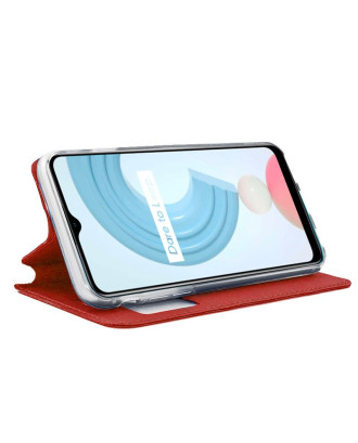 Capa Flip Cover COOL para Realme C21 Vermelho