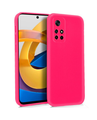 Capa de silicone COOL para Xiaomi Poco M4 Pro 5G / Redmi Note 11S 5G (rosa)