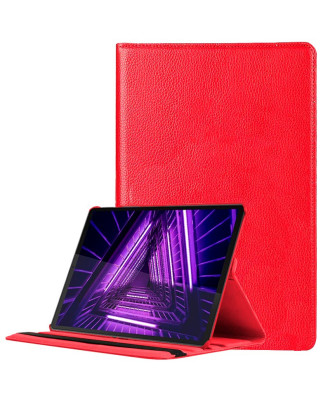Capa COOL para Lenovo Tab M10 Plus / FHD Plus 2ª Gen / Tab K10 Couro Sintético Vermelho 10.3 polegadas
