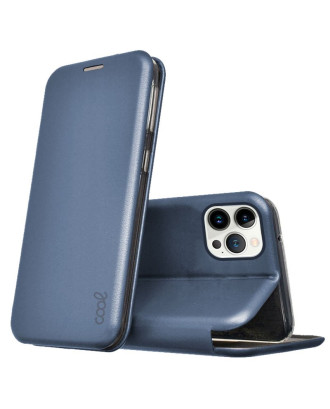 Capa Flip Cover COOL para iPhone 13 Pro Elegance Azul