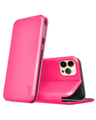 Capa Flip Cover COOL para iPhone 13 Pro Max Elegance Fúcsia
