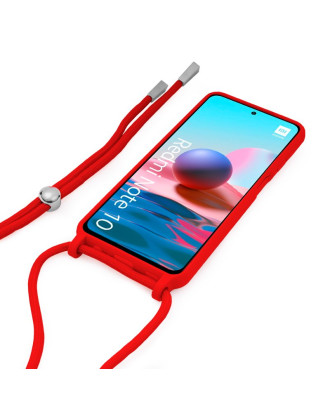 Capa COOL para Xiaomi Redmi Note 10 / Note 10s Cordão Vermelho