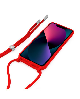 Capa COOL para iPhone 13 mini Cordão Vermelho Capa COOL para iPhone 13 mini Cordão Vermelho