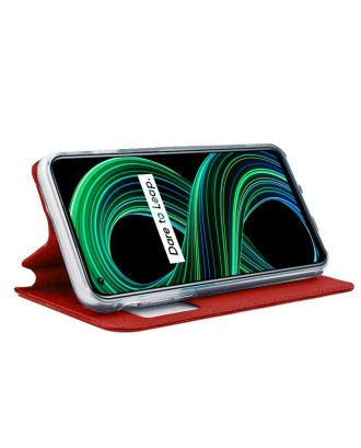 Capa Flip Cover COOL para Realme 8 5G / Narzo 30 5G Vermelho