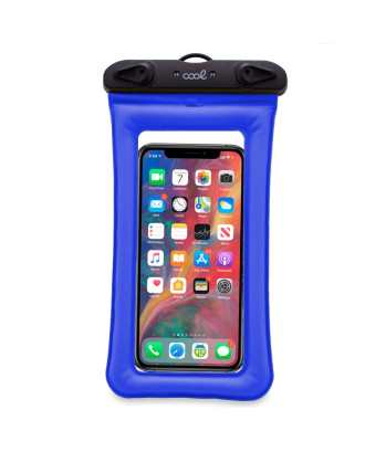 Capa impermeável universal azul