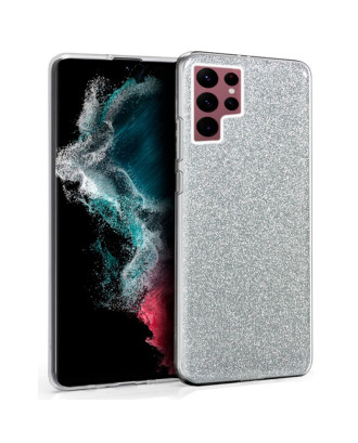 Capa COOL para Samsung S908 Galaxy S22 Ultra Glitter Silver