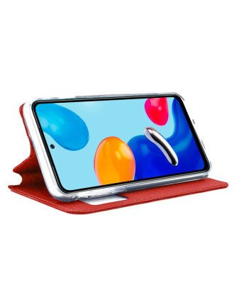 Capa Flip Cover COOL para Xiaomi Redmi Note 11 / Note 11S Vermelho