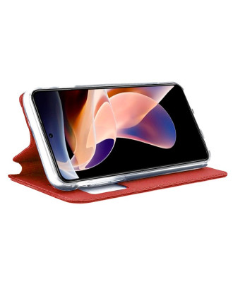 Capa Flip Cover COOL para Xiaomi Redmi Note 11 Pro / Note 11 Pro 5G / Note 12 Pro 4G Vermelho