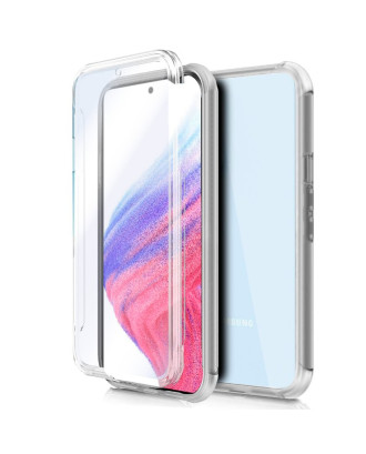 Capa COOL de Silicone 3D para Samsung A536 Galaxy A53 5G (frente e verso transparentes) Capa COOL de Silicone 3D para Samsung A536 Galaxy A53 5G (frente e verso transparentes)