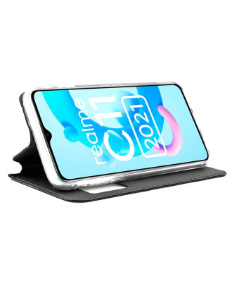 Capa Flip Cover COOL para Realme C11 2021 Preto