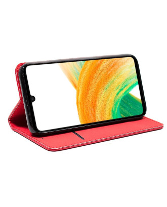 Capa Flip Cover COOL para Samsung A336 Galaxy A33 5G Vermelho