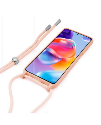 Capa COOL para Xiaomi Redmi Note 11 Pro Plus 5G Cordão Rosa