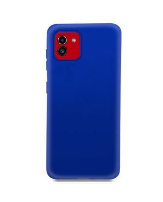 Capa de silicone COOL para Samsung A035 Galaxy A03 (azul)