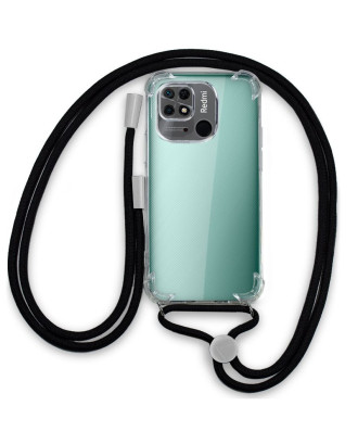 Capa COOL para Xiaomi Redmi 10C Cordão Preto