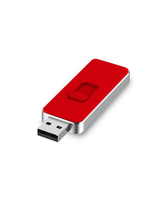 Pen Drive USB x64 GB 2.0 COOL Placa Vermelha