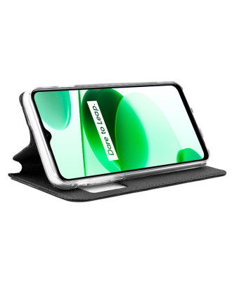 Capa Flip Cover COOL para Realme C35 / Narzo 50A Prime Preto