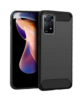 Capa COOL para Xiaomi Redmi Note 11 Pro / Note 11 Pro 5G / Note 12 Pro 4G Carbono Preto