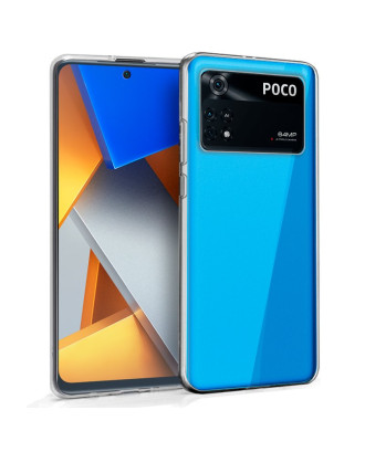 Capa de silicone COOL para Xiaomi Poco M4 Pro (transparente)