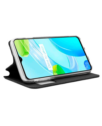 Capa Flip Cover COOL para Realme C30 / Narzo 50i Prime Preto