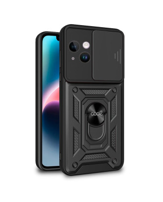 Capa COOL para iPhone 14 Plus Hard Ring Preto