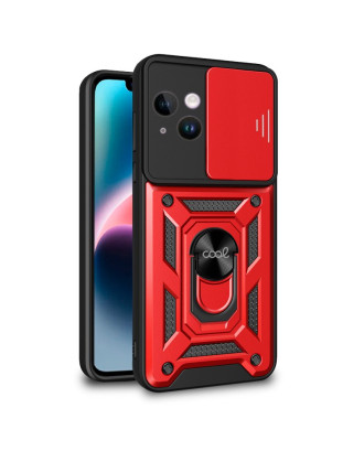 Capa COOL para iPhone 14 Plus Hard Ring Vermelho