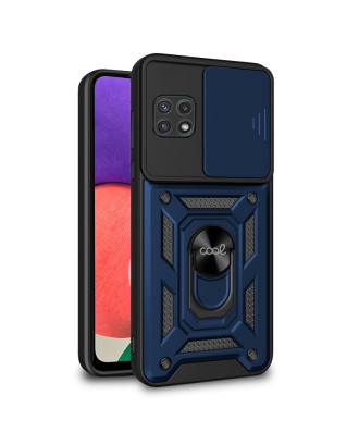 Capa COOL para Samsung A226 Galaxy A22 5G Hard Ring Marinho