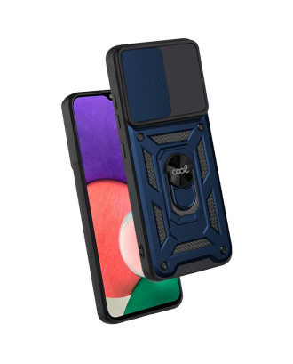 Capa COOL para Samsung A226 Galaxy A22 5G Hard Ring Marinho