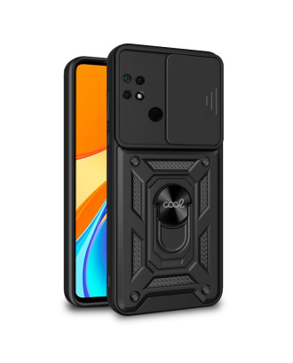Capa COOL para Xiaomi Redmi 9C / 10A Hard Ring Preto