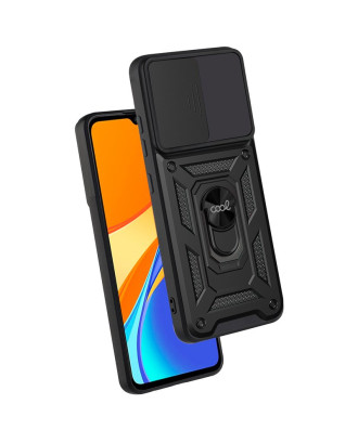 Capa COOL para Xiaomi Redmi 9C / 10A Hard Ring Preto