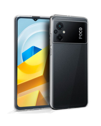 Capa de silicone COOL para Xiaomi Poco M5 Transparente