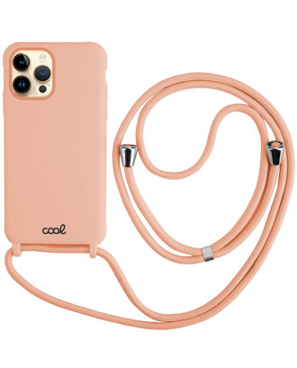 Capa COOL para iPhone 14 Pro Max Cabo Rosa Liso
