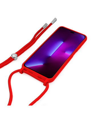 Capa COOL para iPhone 14 Pro Cabo Vermelho Liso