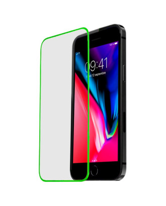 Protetor de ecrã de vidro temperado COOL para 6 / 7 / 8 / (SE 2020) / (SE 2022) (Néon)