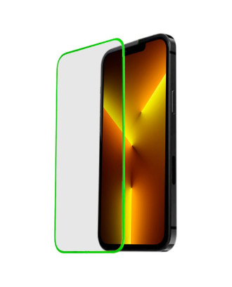 Protetor de ecrã de vidro temperado COOL para iPhone 13 Pro Max / 14 Plus (Néon)