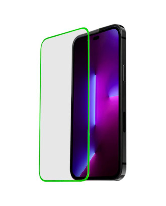 Protetor de ecrã de vidro temperado COOL para iPhone 14 Pro (Néon)