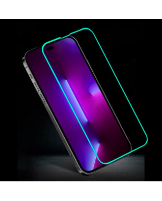 Protetor de ecrã de vidro temperado COOL para iPhone 14 Pro (Néon)