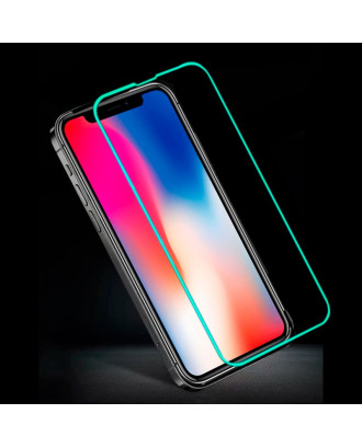 Protetor de ecrã de vidro temperado COOL para iPhone X / iPhone XS / iPhone 11 Pro (Néon)