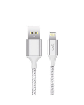 Cabo USB COOL Nylon Universal Lightning para iPhone / iPad (1,2 metros)