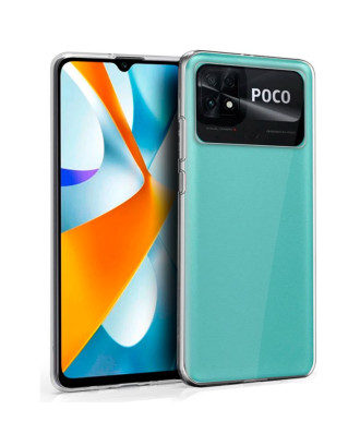 Capa de silicone COOL para Xiaomi Poco C40 (transparente)