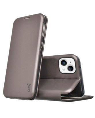 Capa Flip Cover COOL para iPhone 14 Plus Elegance Prata