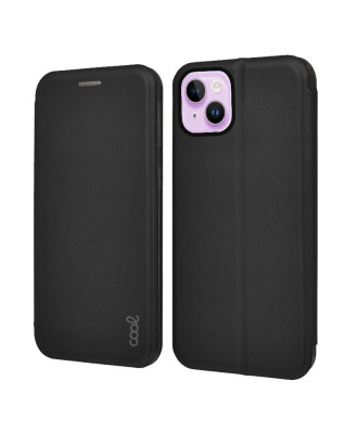 Capa Flip Cover COOL para iPhone 14 Elegance Preto