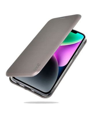 Capa Flip Cover COOL para iPhone 14 Elegance Prata