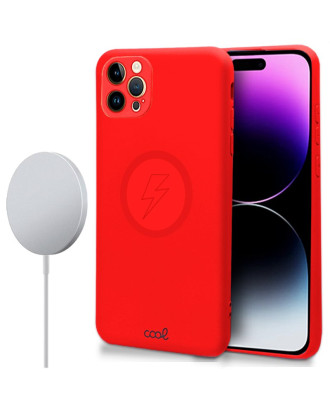 Capa COOL para iPhone 14 Pro Max Magnética Cover Vermelho
