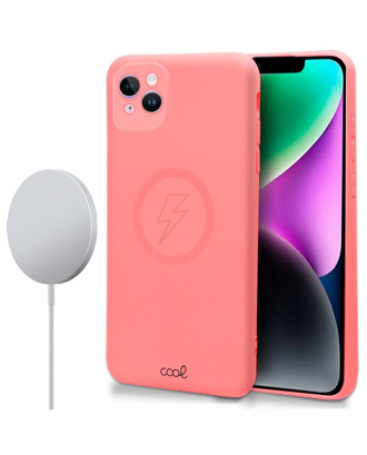 Capa COOL para iPhone 14 Capa Magnética Rosa