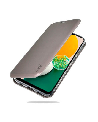 Capa Flip Cover COOL para Samsung A136 Galaxy A13 5G / A04s Elegance Prata