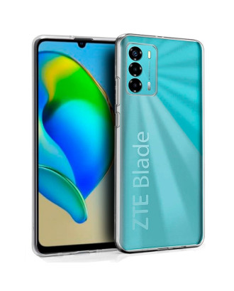 Capa de silicone COOL para ZTE Blade V40 Vita / Blade A72 (transparente)